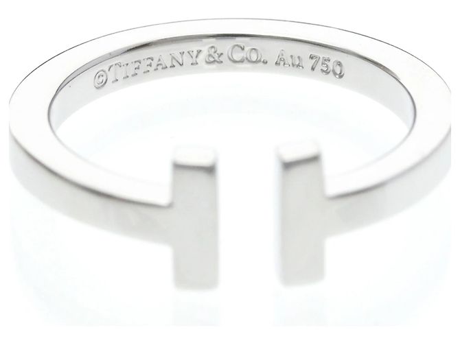 Tiffany & Co. T Square 18K Weißgold Silber - Ansicht 5