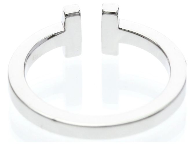 Tiffany & Co. T Square 18K Weißgold Silber - Ansicht 7