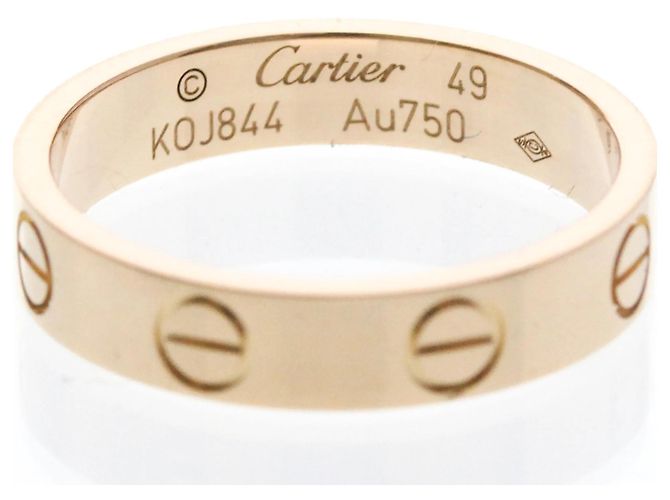 Cartier Love Ehering aus 18K Roségold Golden - Ansicht 5