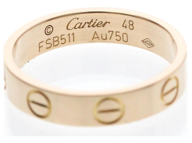 Fede Cartier Love in oro rosa 18K D'oro - vista 5
