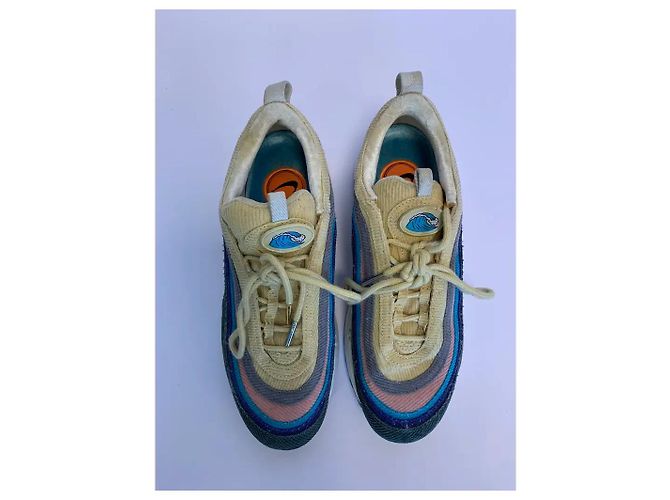 Nike Air Max 1/97 Sean Wotherspoon Sneakers Rosa Beige Grigio Marrone scuro Blu chiaro - vista 2