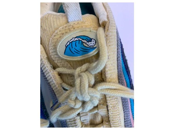 Nike Air Max 1/97 Sean Wotherspoon Sneakers Rosa Beige Grigio Marrone scuro Blu chiaro - vista 4