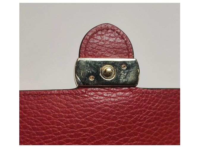 Cartera Gucci Marmont en cuero rojo Roja - vista 7