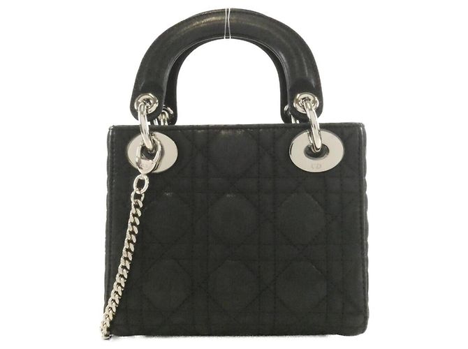Mini borsa Lady Christian Dior Nero - vista 2