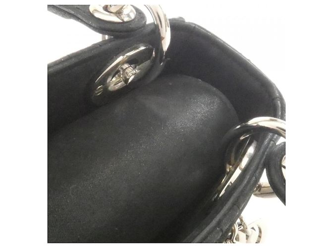 Mini borsa Lady Christian Dior Nero - vista 4