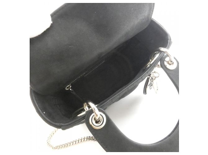 Mini borsa Lady Christian Dior Nero - vista 7