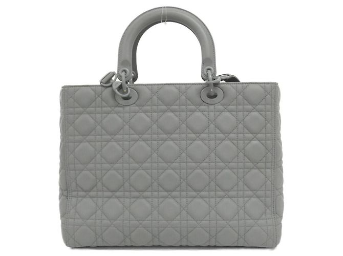 Borsa Christian Dior Lady Large Marrone - vista 2
