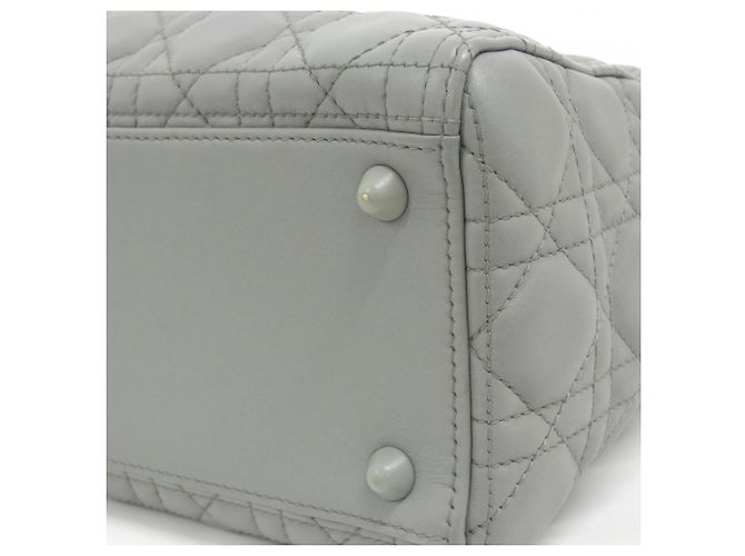 Borsa Christian Dior Lady Large Marrone - vista 3