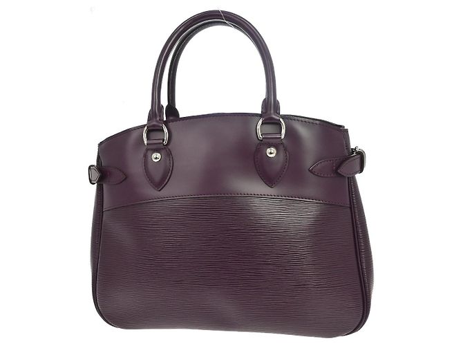 Tote Louis Vuitton Passy in pelle Epi PM Porpora - vista 2