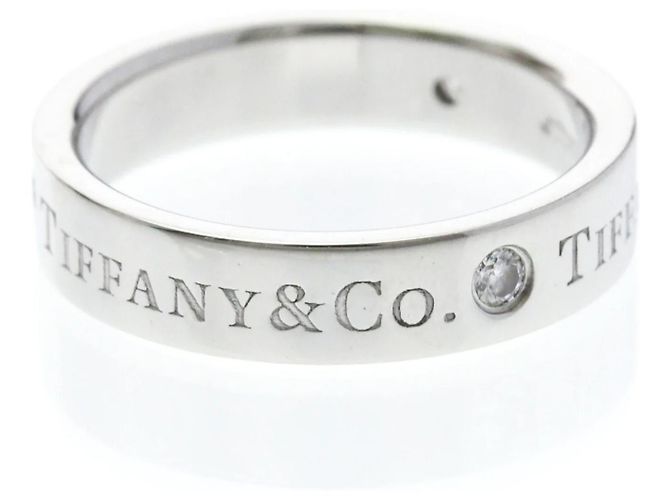 Fede Tiffany & Co. Classic 3 Diamanti Platino e diamanti Argento - vista 4