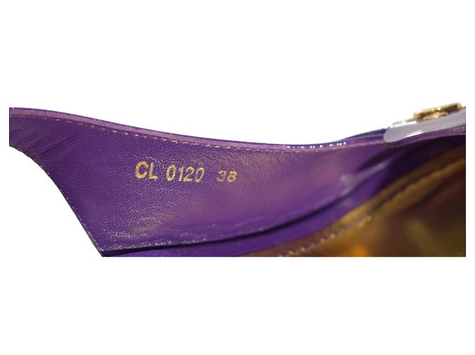 Louis Vuitton Espadrilles Zeppa Monogramma Floreale Viola Porpora - vista 13