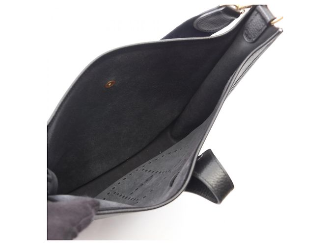Hermès Borsa a tracolla Hermes Evelyne 1 GM Nero - vista 3