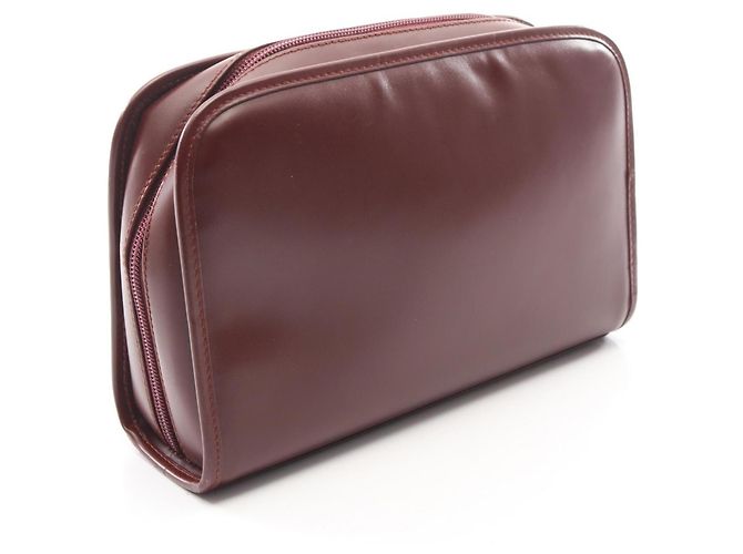 Borsa a mano clutch Cartier Must Line Second Bag Bordò - vista 2