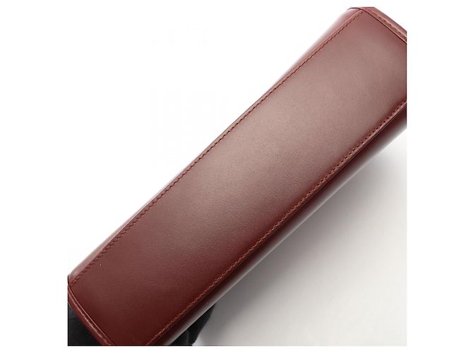 Borsa a mano clutch Cartier Must Line Second Bag Bordò - vista 8