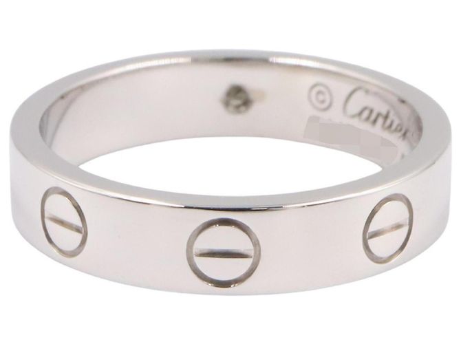Cartier Mini Love Ring aus 18K Weißgold mit Diamant Golden - Ansicht 3
