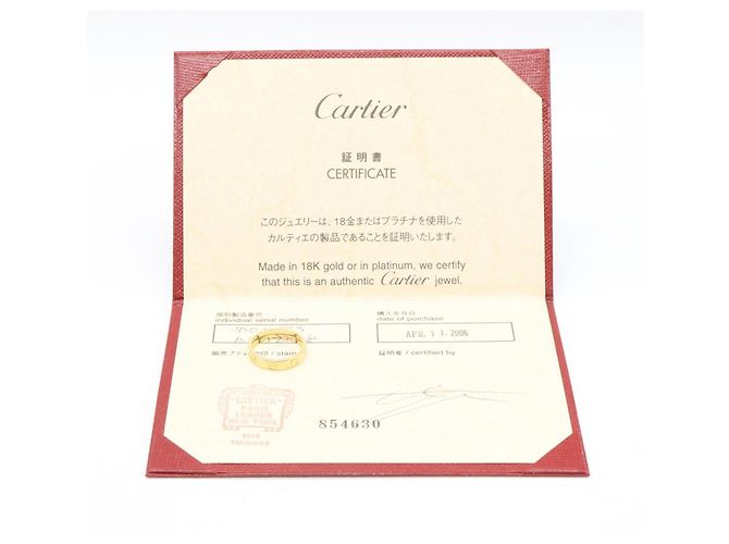 Anello Mini Love di Cartier in oro giallo 18K D'oro - vista 6