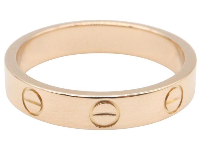 Anello Mini Love di Cartier in oro rosa 18K D'oro - vista 2