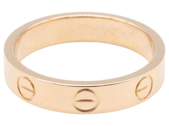 Anello Mini Love Cartier in oro rosa 18K D'oro - vista 2