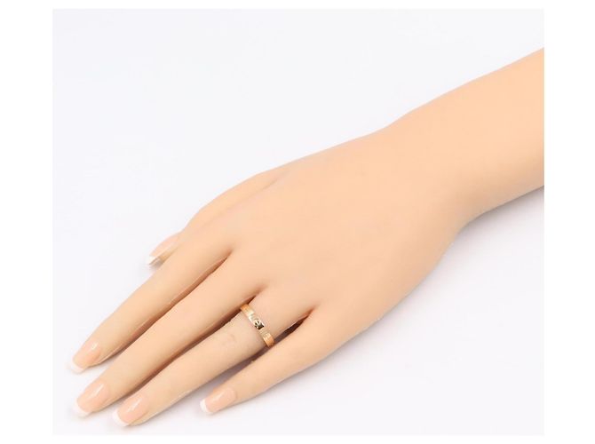 Anel Mini Love da Cartier em ouro rosa 18K Dourado - vista 6