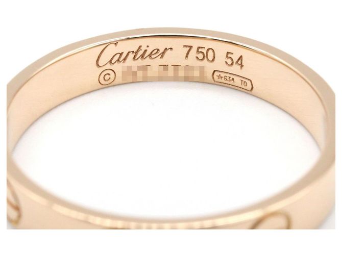 Anello Cartier Mini Love in oro rosa 18K D'oro - vista 3