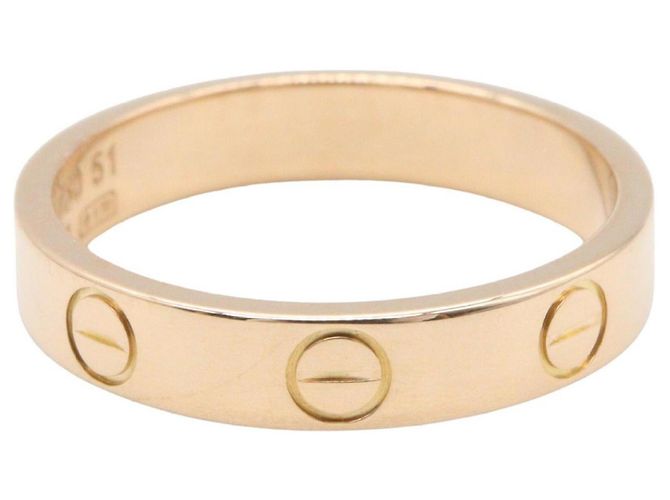 Anello Mini Love di Cartier in oro rosa 18K D'oro - vista 2