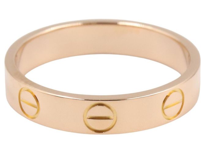 Anello Mini Love di Cartier in oro rosa 18K D'oro - vista 2