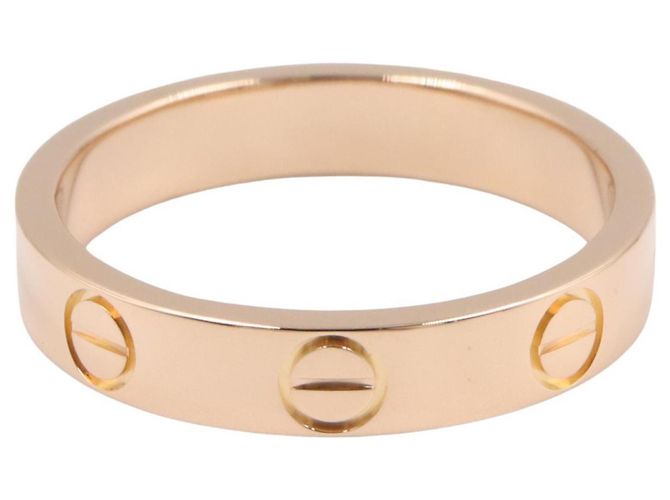 Anello Mini Love Cartier in oro rosa 18K D'oro - vista 2