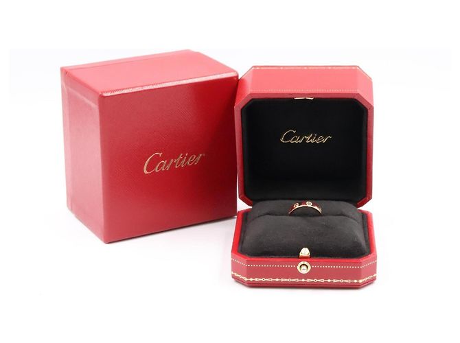 Anello Mini Love Cartier in oro rosa 18K D'oro - vista 6