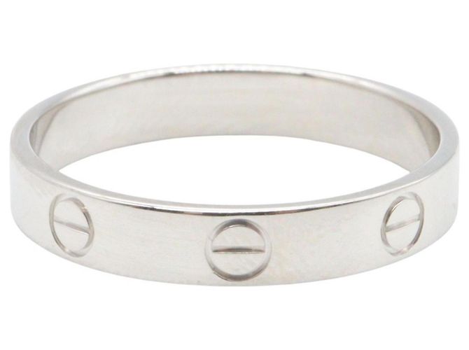 Cartier Mini Love Ring aus 18K Weißgold Golden - Ansicht 2