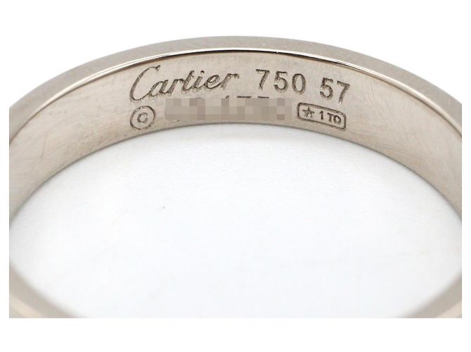 Cartier Mini Love Ring in 18K White Gold Golden - view 3