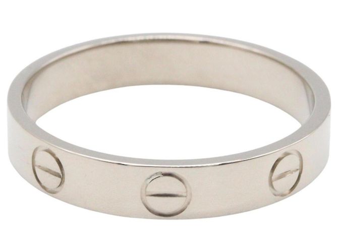 Cartier Mini Love Ring aus Weißgold Golden - Ansicht 2