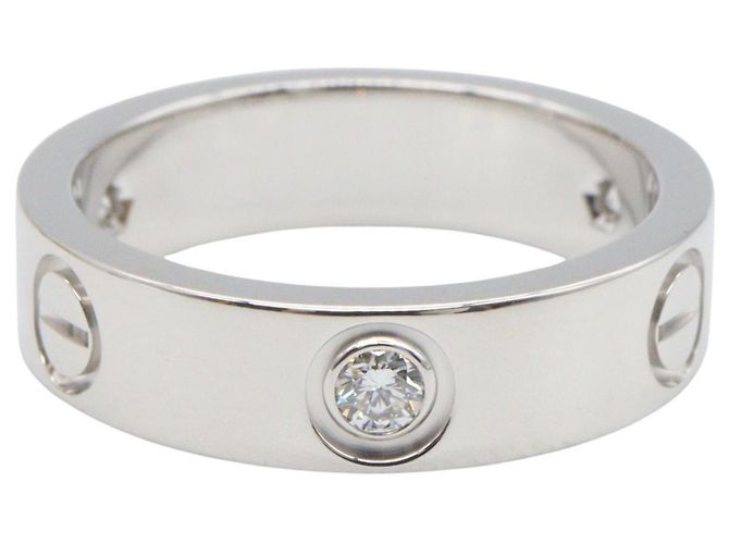 Cartier Love Ring 3PD - 18K Weißgold Diamantring Golden - Ansicht 2