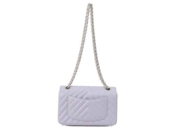 Chanel AS0874 Schultertasche aus hellviolettem Leder Lila - Ansicht 2
