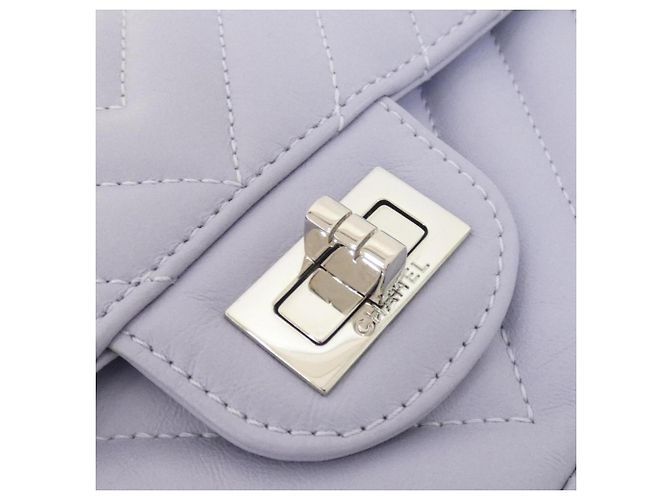 Chanel AS0874 Schultertasche aus hellviolettem Leder Lila - Ansicht 6