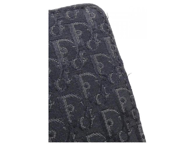 Borsa a tracolla Christian Dior in tela nera e pelle Nero - vista 10