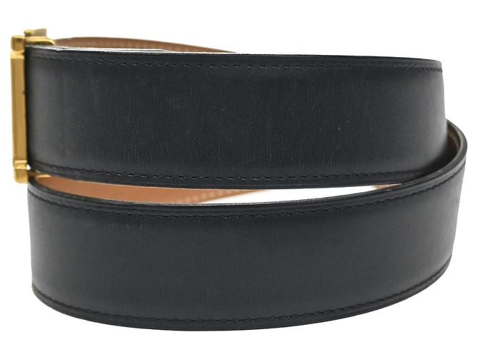 Hermès Hermes Constance Reversible Belt Leather Medium Black - view 2