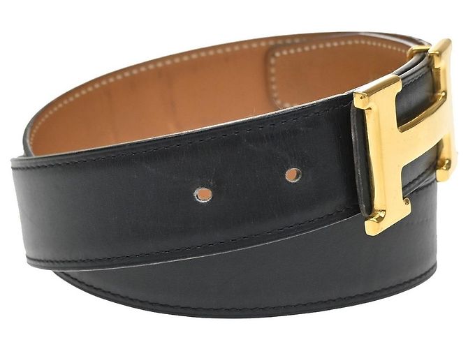 Hermès Hermes Constance Reversible Belt Leather Medium Black - view 4