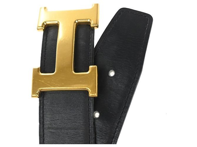 Hermès Hermes Constance Reversible Belt Leather Medium Black - view 5