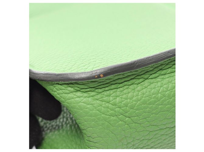 Hermès Hermes HERMES Arzan 25 Vert Yucca Borsa 2-Way Verde - vista 6