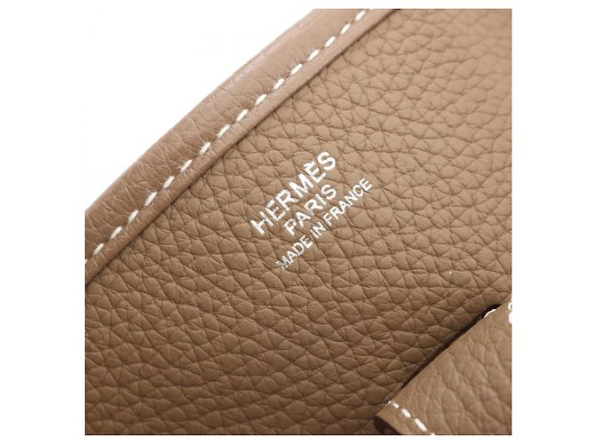 Hermès Borsa a Spalla Hermes Evelyne 3 Trois PM Marrone Taupe - vista 4