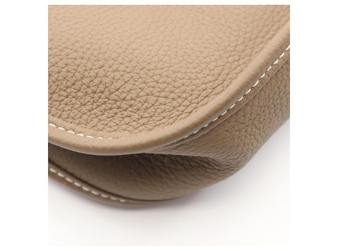 Hermès Borsa a Spalla Hermes Evelyne 3 Trois PM Marrone Taupe - vista 6