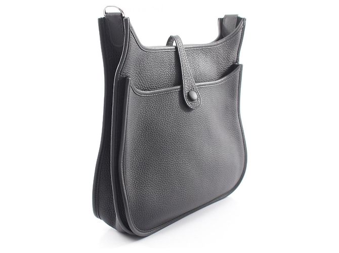 Hermès Borsa a Spalla Hermes Evelyne 3 PM Nero - vista 2