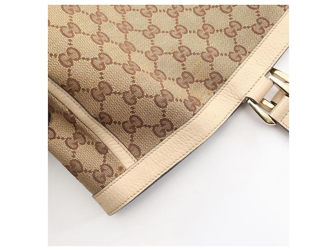 Borsa Tote Abbey GG Canvas Gucci Beige Crudo - vista 7