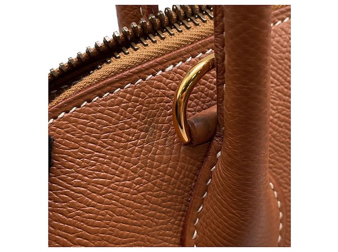 Hermès Borsa Hermes Bolide 31 in pelle Gold Courchevel D'oro - vista 10