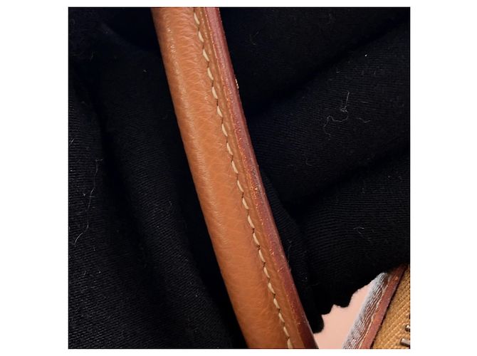 Hermès Borsa Hermes Bolide 31 in pelle Gold Courchevel D'oro - vista 15