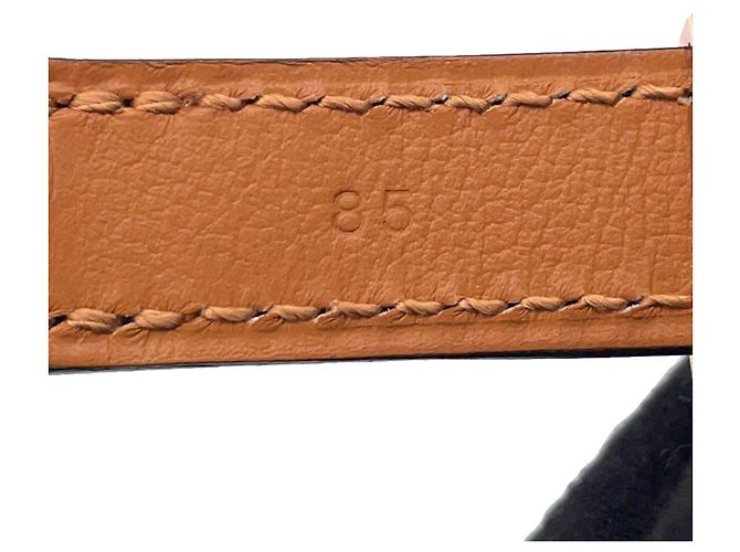Hermès Cinturón de cuero Kara Hermes Negro - vista 10