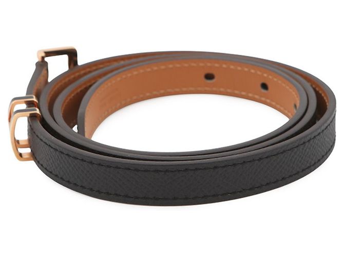 Hermès Cinturón de cuero Kara Hermes Negro - vista 2