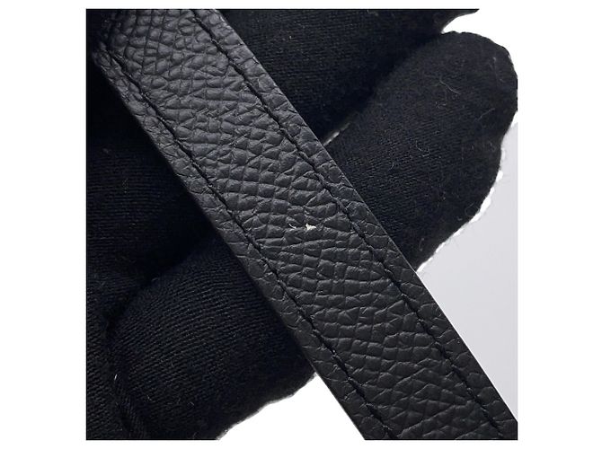 Hermès Cinturón de cuero Kara Hermes Negro - vista 6