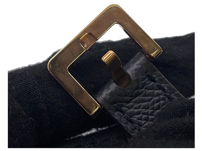 Hermès Cinturón de cuero Kara Hermes Negro - vista 7