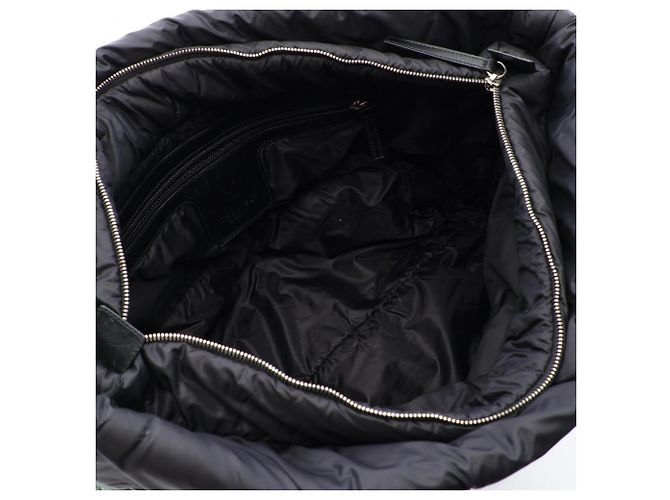 Borsa Tote Chanel Coco Cocoon MM Nero Verde - vista 3